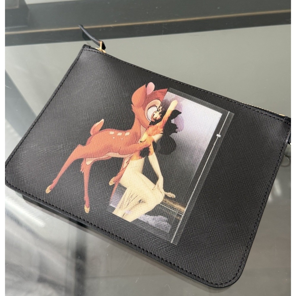 Authentic GIVENCHY × Bambi Disney Black Pouch